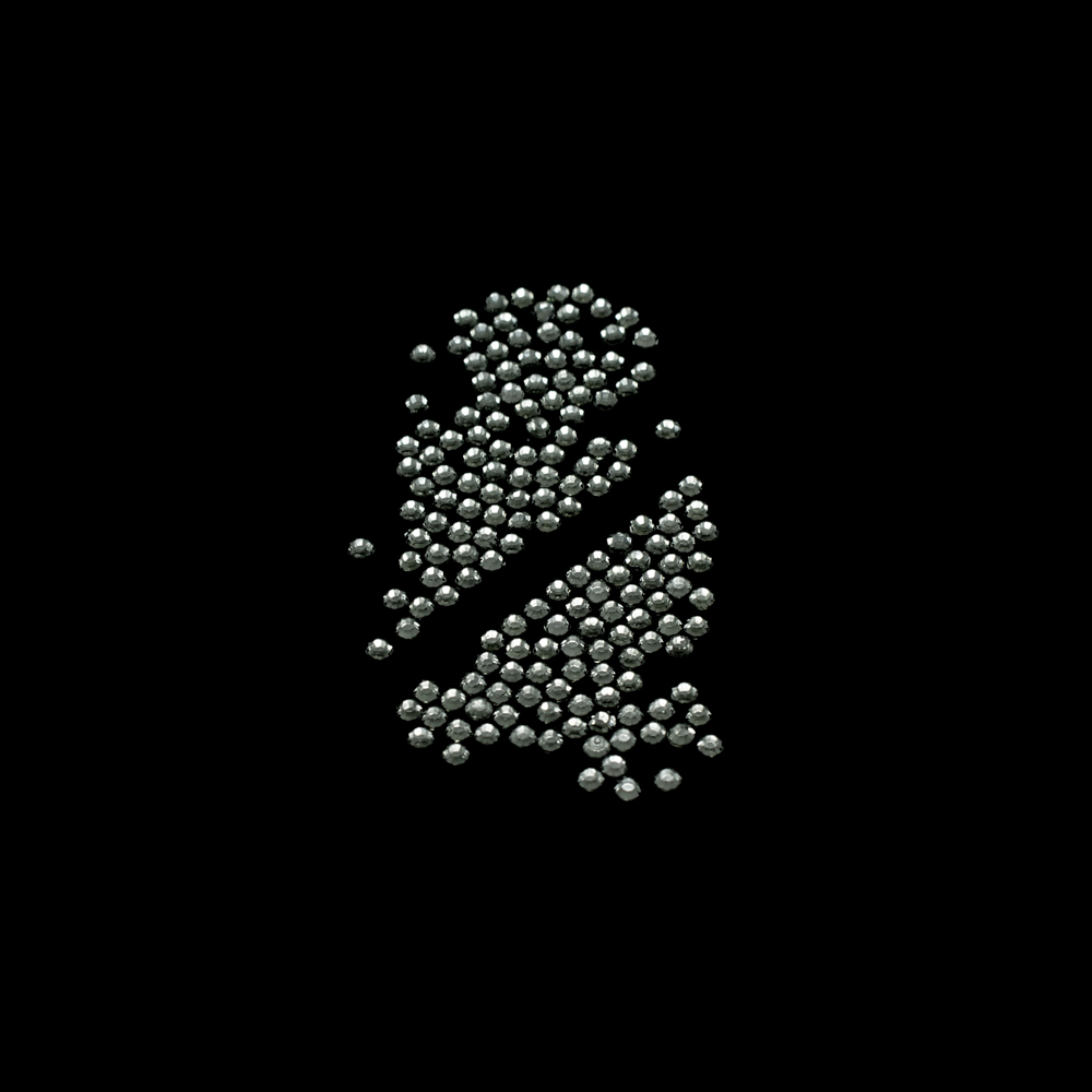 SW Камни клеевые /Т/ SS10 А черный бриллиант (black diamond), 1уп /72тыс.шт/. Стразы класс А, АА