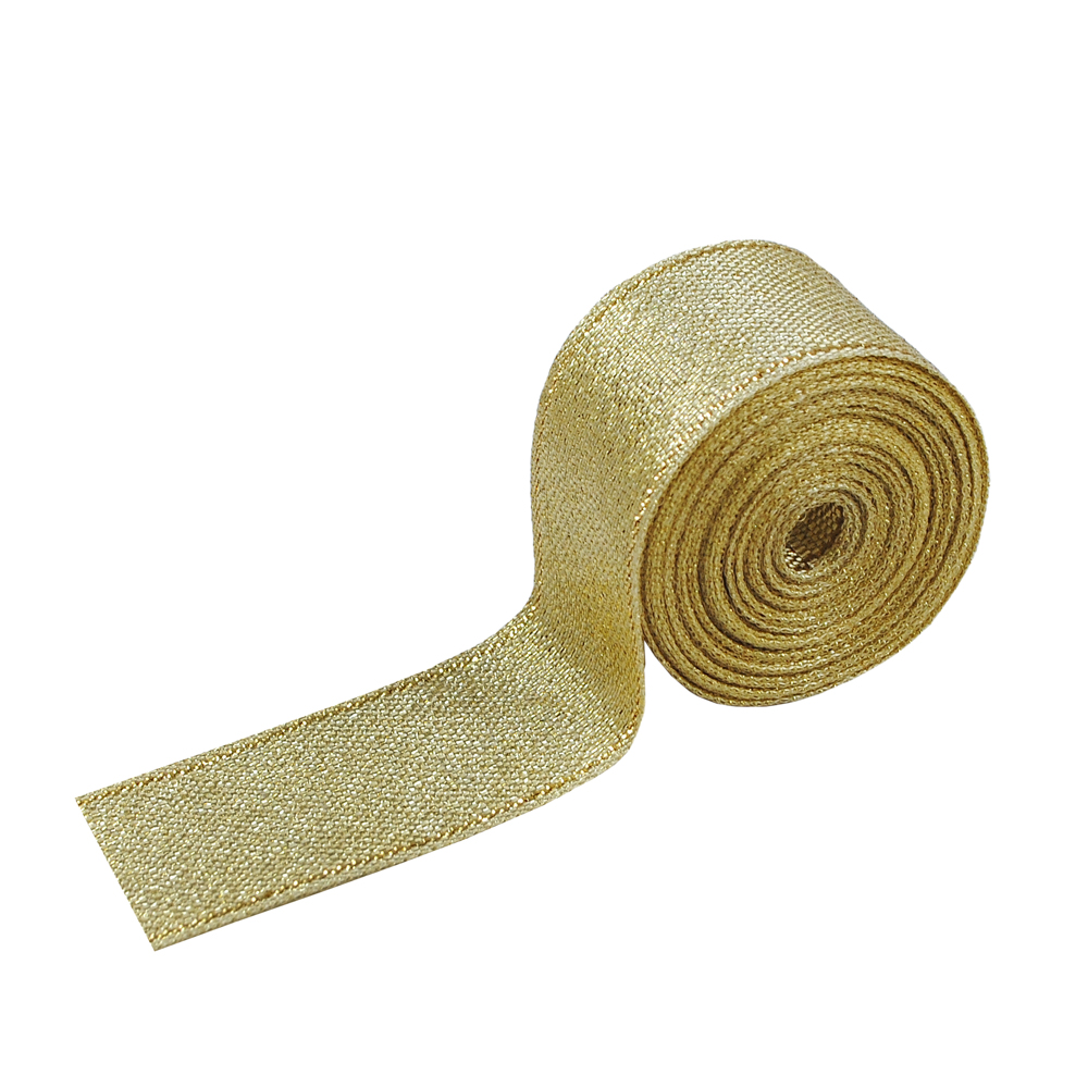 Тесьма декоративная люрекс, 2,5см 50м. Тесьма Разное