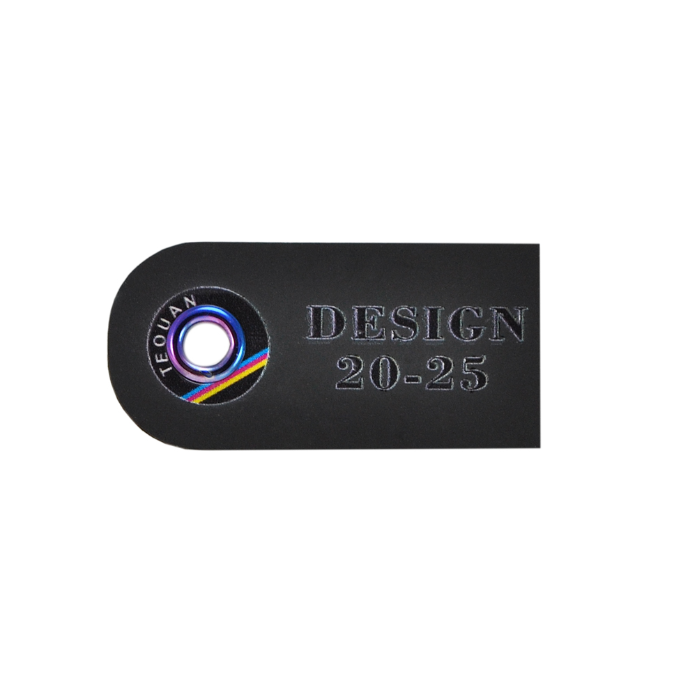Лейба полиуретан с хольнитеном DESIGN 20-25, 2,5*4,8см, черный, белый, фиолетовый, шт. Лейба Кожзам