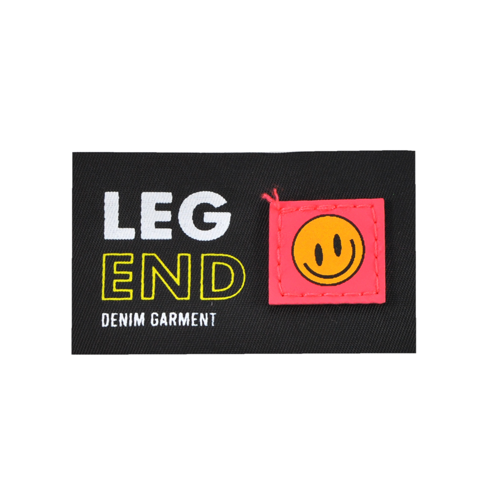 Лейба ткань LEGEND, 4*6,5см, черный, белый, желтый, розовый, шт. Лейба Ткань