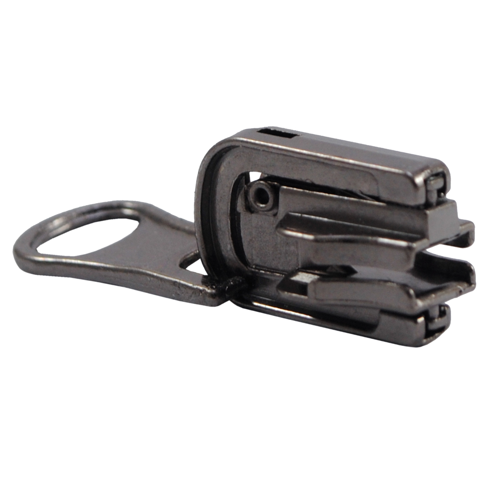 Бегунок двустор. мет. №5 с подвес. 35*10мм, Капля, black nickel, шт. Бегунок