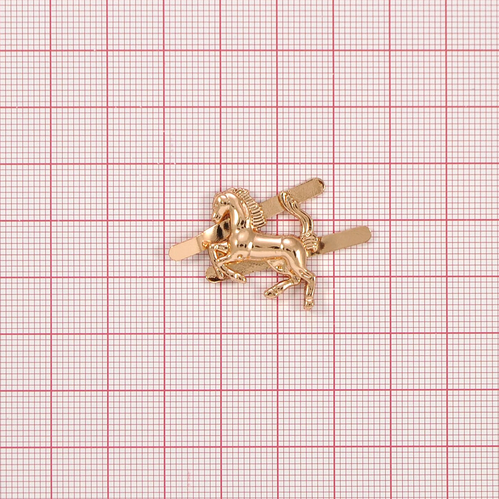 Краб металл F01652 20*26мм GOLD левый, шт. Крабы Металл Цветы, Жуки