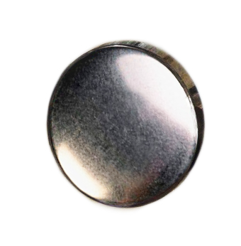 Кнопка металл круглая 15мм никель, шт. Кнопка металл