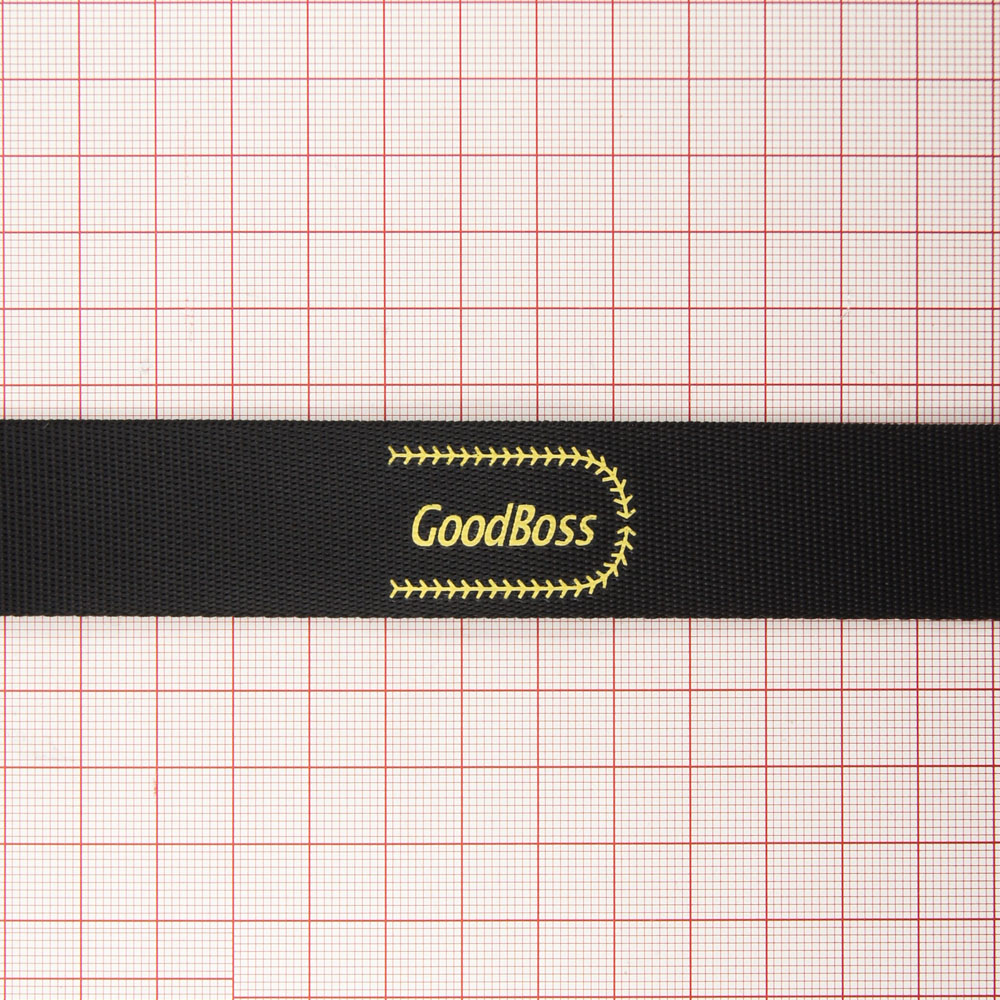 Тесьма DZ-842 GoodBoss, коричневая 2,5см ярд. Тесьма