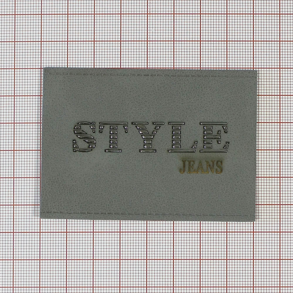 Лейба п/у STYLE jeans серая. Лейба Кожзам