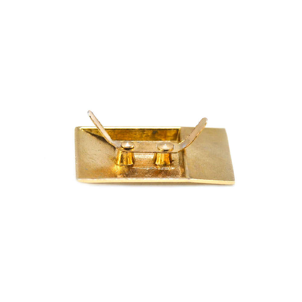 Наконечник ременный металлический 14881 Foletti GOLD, 2.5см, шт. Фиксаторы, наконечники