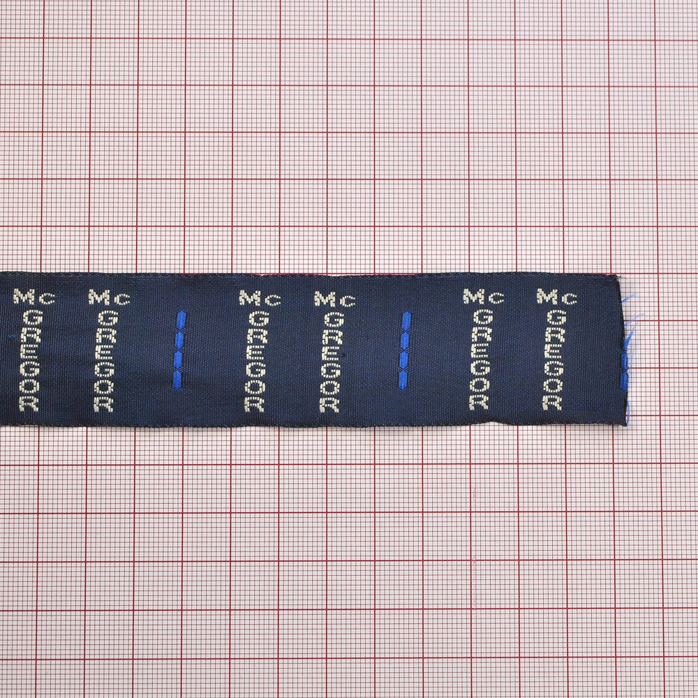 Этикетка тканевая вышитая MsGregor. Вышивка / этикетка тканевая