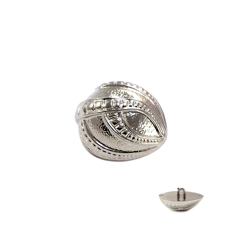 Пуговица TR-59-48 nik 30мм. Пуговица металлизированная