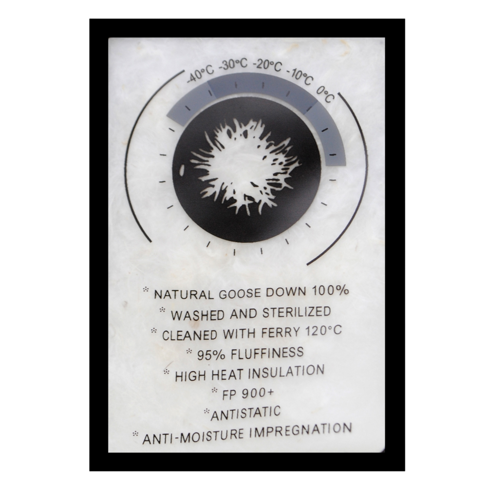 Лейба с пухом Око 70*100мм /гусиный пух/ прозрачн.мат., черно-серый лого, шт. Лейба Клеенка