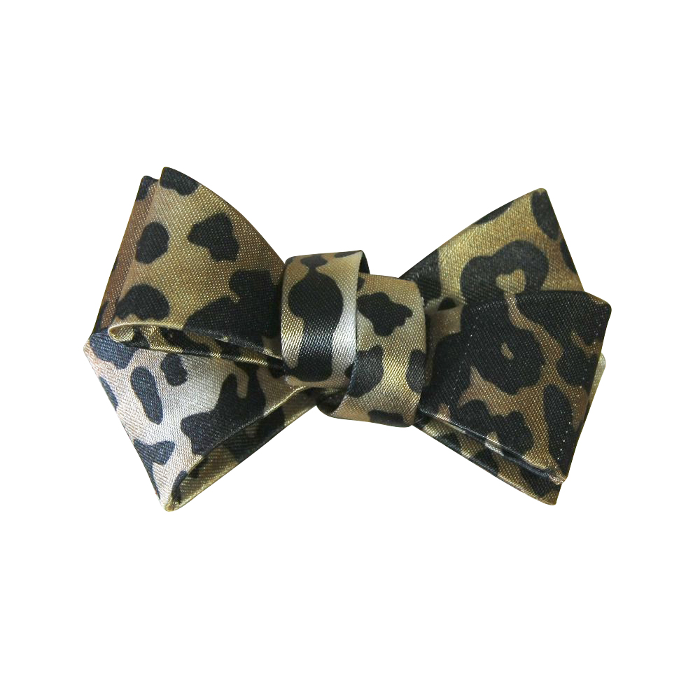 Аппликация декор обувная SAF0694 5*7см леопардовый бантик-фильц, шт. Аппликации Пришивные Цветы Банты