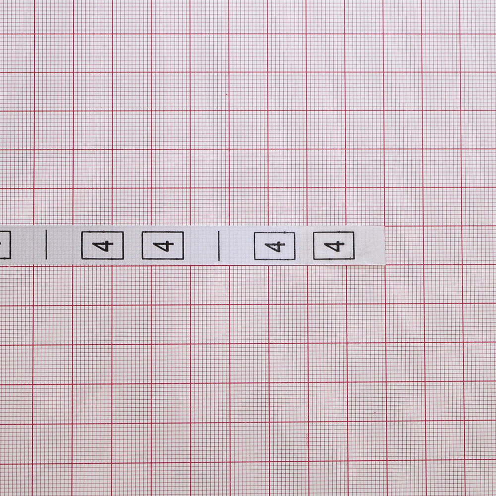 Размерник нейлон белый 04 /1250шт/, 50м. Размерник накатанный нейлон