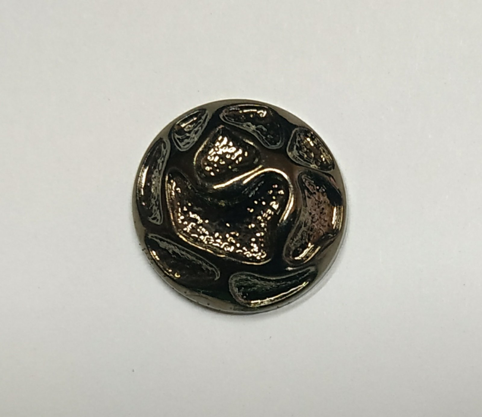 Пуговица TR-25-28 BN 17мм. Пуговица металлизированная