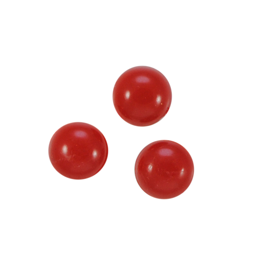 Носик плоский №9, круглый 10мм красный, 1тыс.шт. Носики плоские