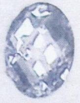 Стразы Д пришивн. овал 13*18мм св-фиолет 34, 1тыс.шт. Стразы пришивные