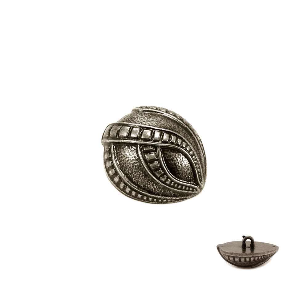 Пуговица TR-59-48 oxid 30мм. Пуговица металлизированная