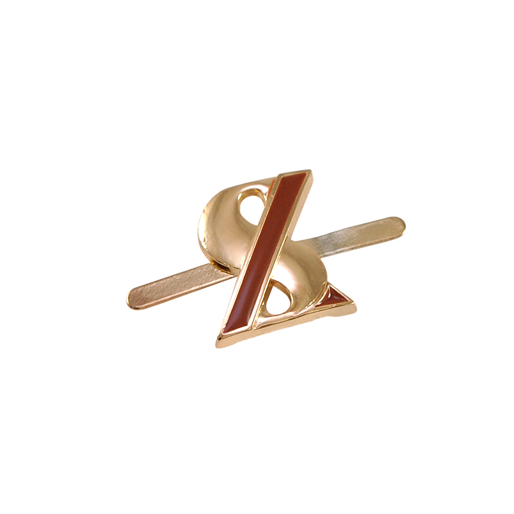 Краб металл SL 9324  17*14мм GOLD, шт. Крабы Металл Надписи, Буквы