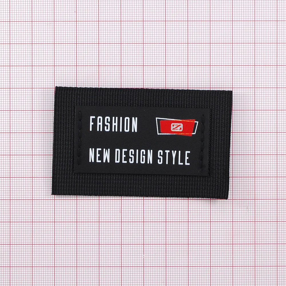 Лейба ткань 5*8см, черный, красный, белый. Лейба Ткань