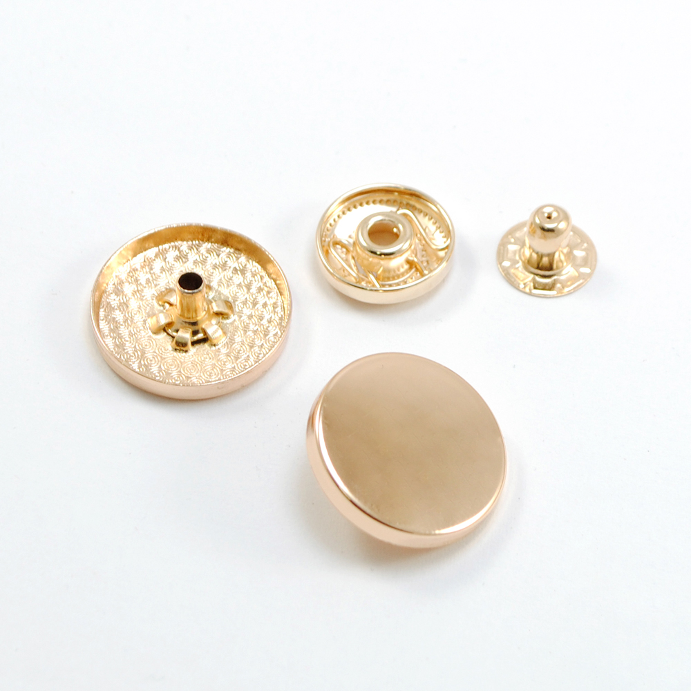 Кнопка металл 6 звезд, 20мм, золотой, шт. Кнопка металл
