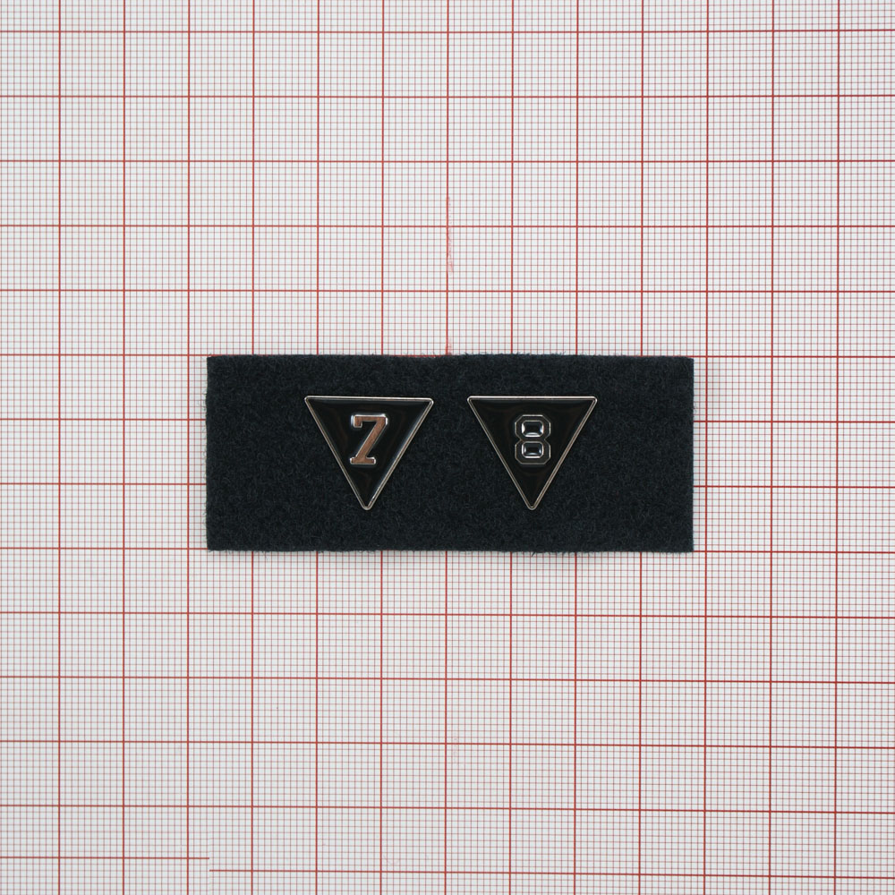 Лейба ворс и металл 78 3*7,5см черный, nikel. Лейба Войлок, Ворс