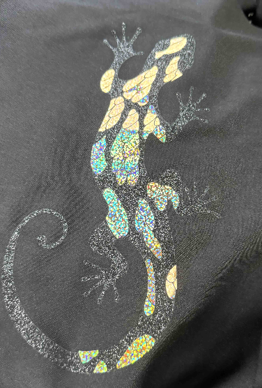 Аппликация, Саламандра, 12*19,9см, лазер, плёнка 62313, 62339, шт. Термоаппликация плоттер/лазер