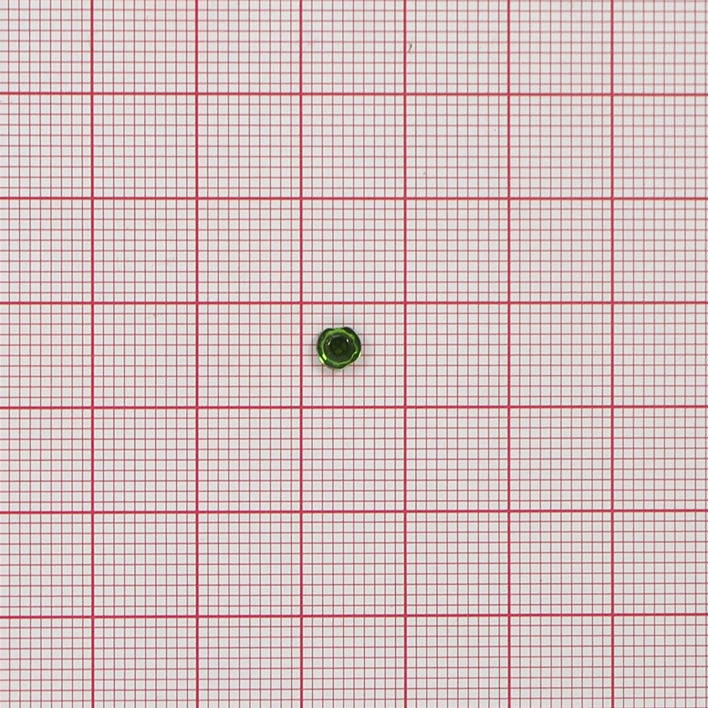 Стразы стеклянные клеевые SS-20 4,5мм, светлый хризолит (lt.peridot)  14,4тыс.шт.; уп. Стразы стекло 1000-50 гросс