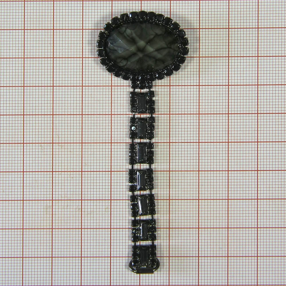 Краб металл HW-1658 перетяж. с крабом NIKEL. Крабы Металл Геометрия Декор