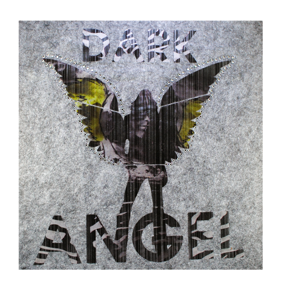 Термоаппликация Dark Angel, ч/б, шт. Термопереводки Ассорти