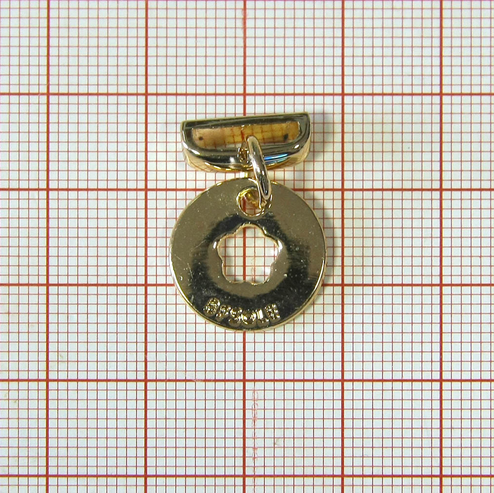 Подвеска металл BFSOLE Монетка GOLD. Подвески