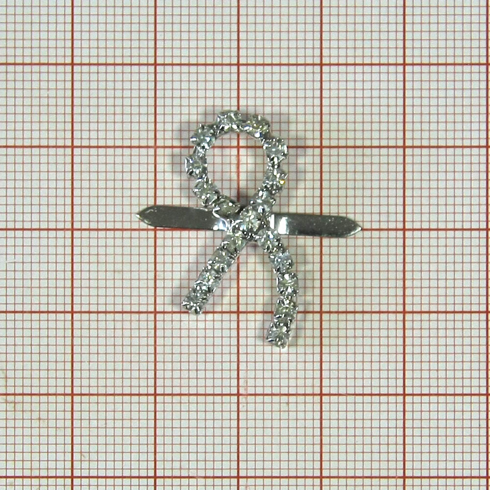 Краб металл8436 /краб/ NIK Узел 18 мелких камней, шт. Крабы Металл Геометрия Декор