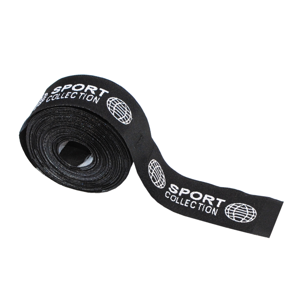 Этикетка тканевая вышитая Sport Coll. № 1 /глобус/ . Вышивка / этикетка тканевая