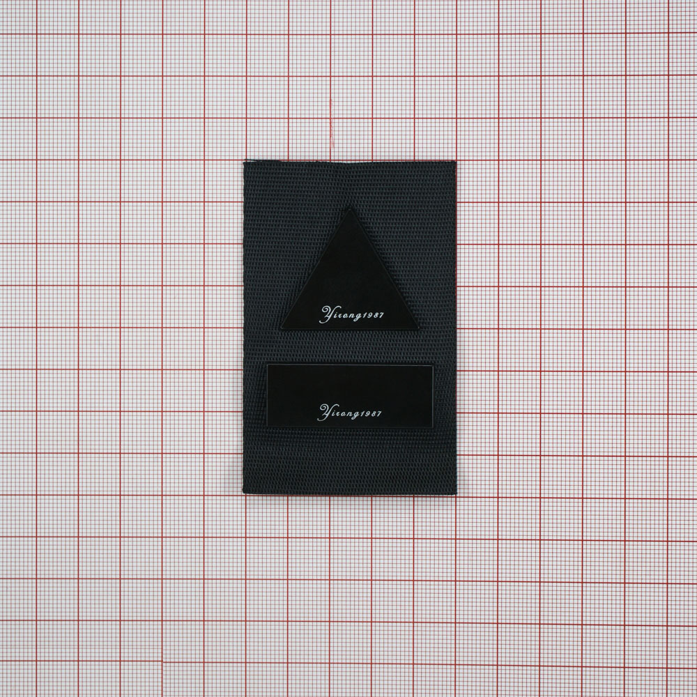 Лейба тканевая, металл Jirong 1987 5*8см черный, белый, шт. Лейба Ткань