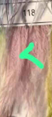 Перья в рулоне 8-10см, светло-лиловый, ярд. Перья