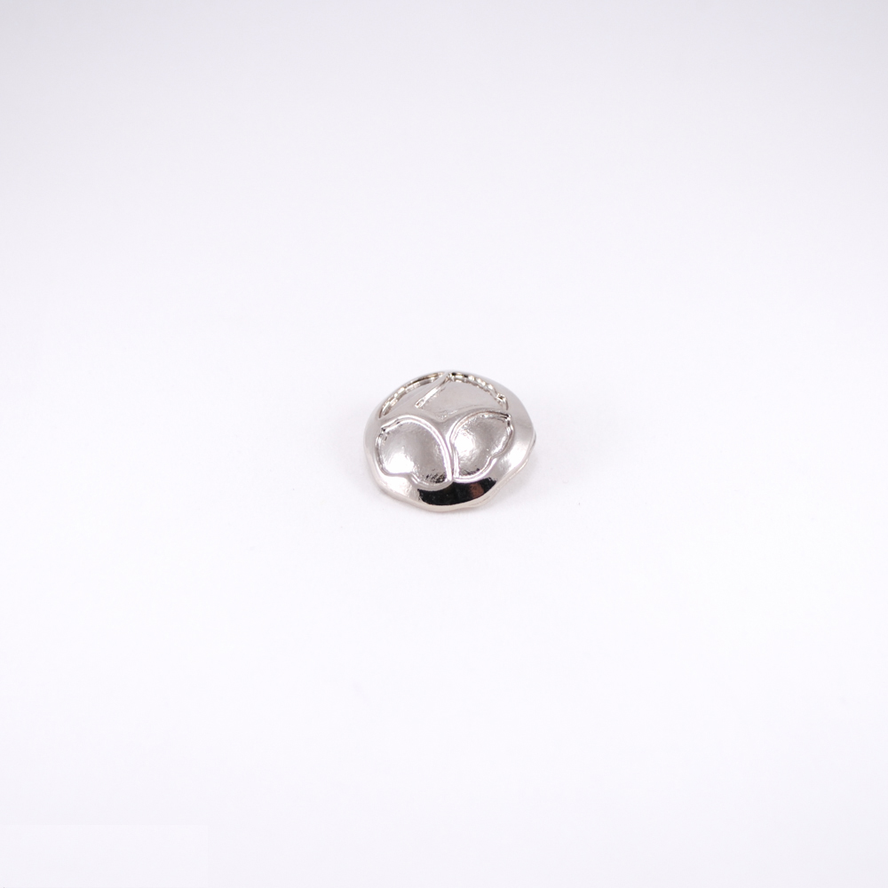 Пуговица М- 45 nik 25мм. Пуговица металлическая