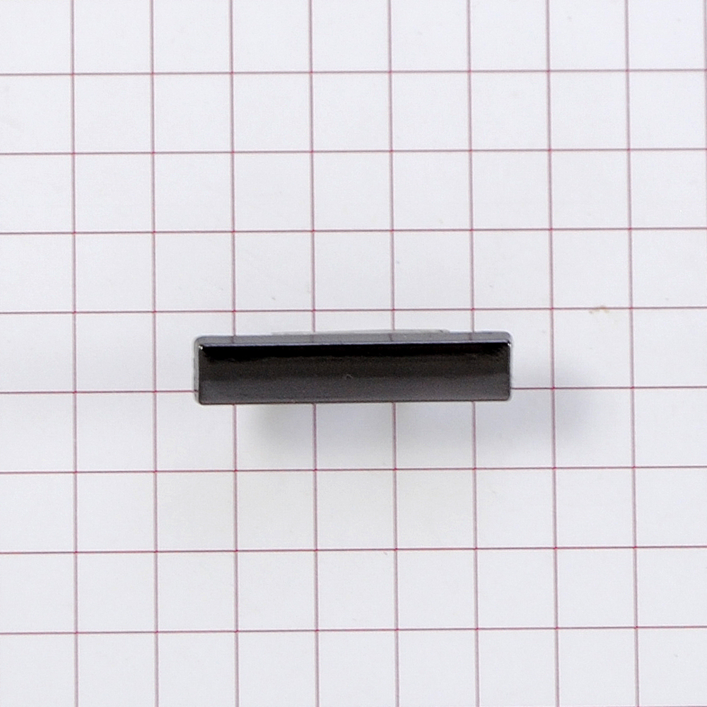 Хольнитен металл Планка 20*4мм на 2 ножках, с пластиной, Black Nickel, шт . Хольнитен