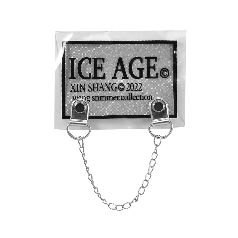 Лейба клеенка c цепочкой, ICE AGE, 6*8см, серый, черный, шт. Лейба Клеенка