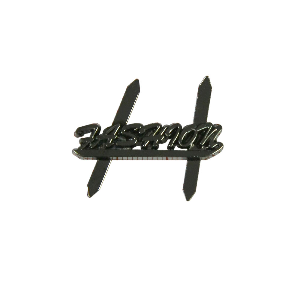 Краб металл Fashion Пропись 31*7мм BN (2краба), шт. Крабы Металл Надписи, Буквы