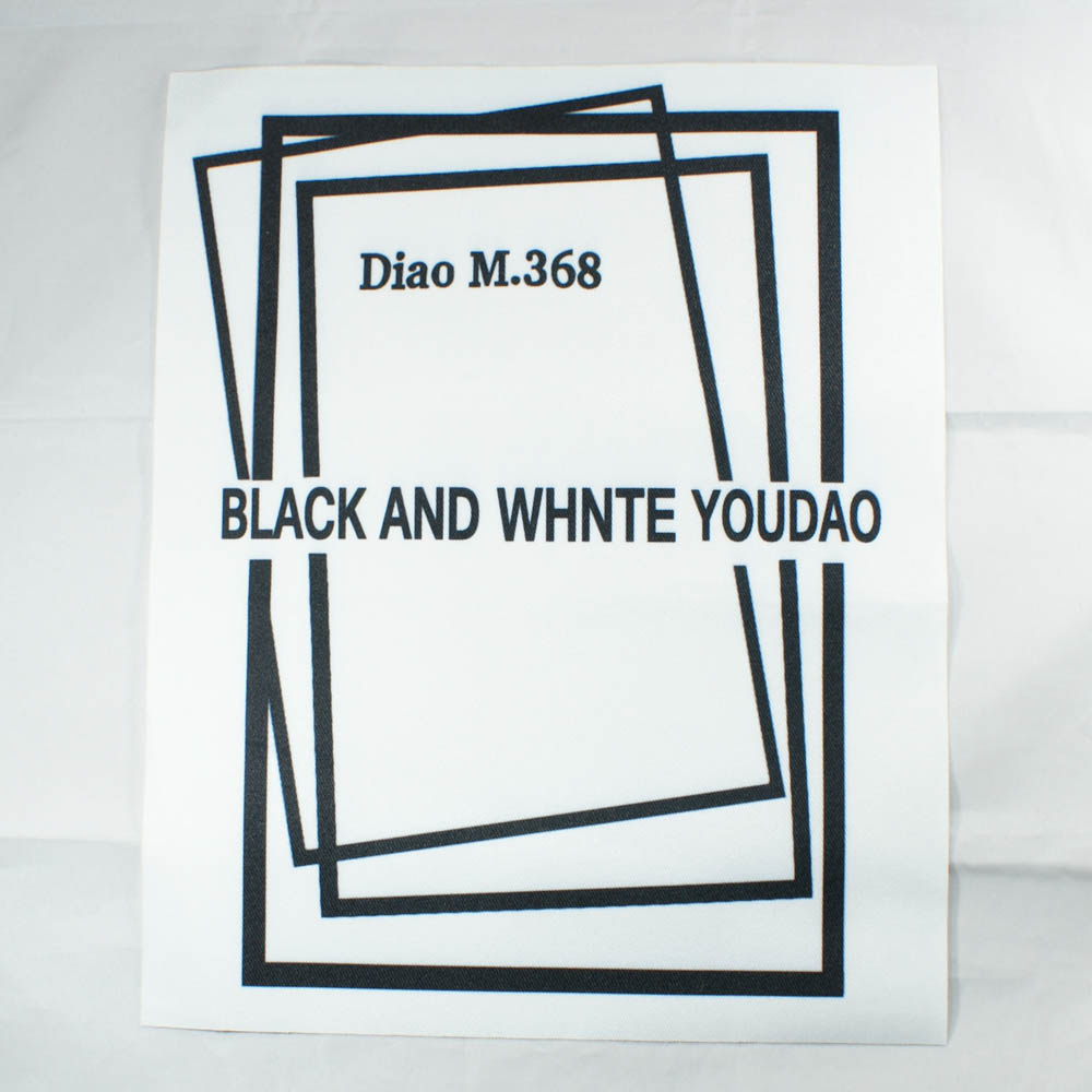 Аппликация пришивная BLACK AND WHNTE листы 28,2*22,1см белая, черный рисунок, шт. Аппликации Пришивные Постер