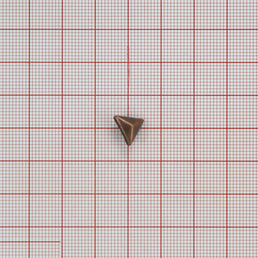 Краб металлический MS-14 треугольная пирамида 10*10мм MEDN / 1тыс.шт. Крабы Металл MS