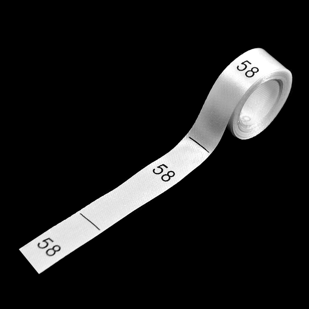 Размерник нейлон белый 58 /1250шт/, 50м. Размерник накатанный нейлон