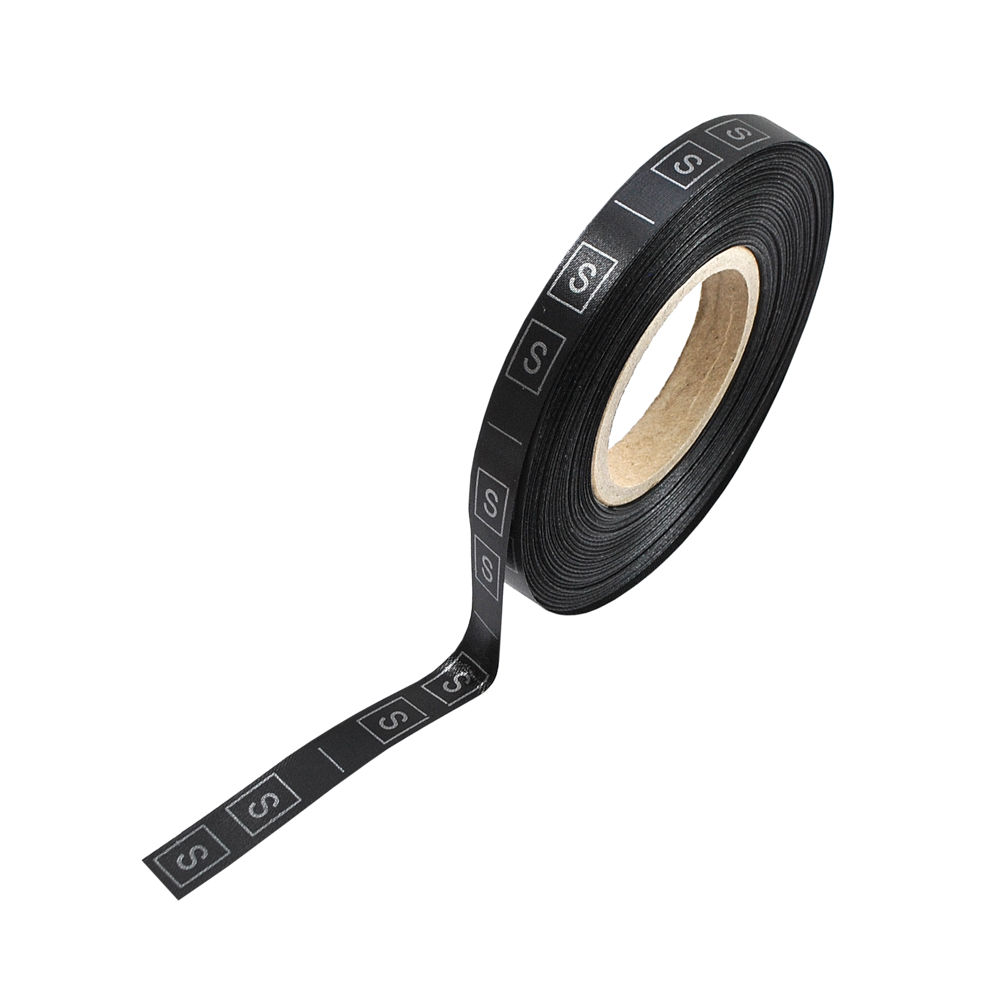 Размерник нейлон черный  S /1250шт/, 50м. Размерник накатанный нейлон