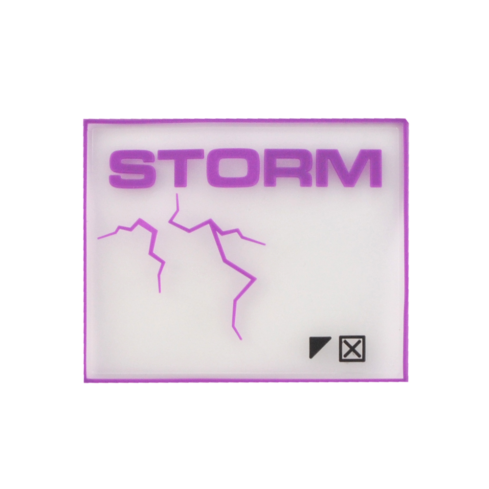 Лейба резиновая STORM 5,5*6,5см, фиолетовый, черный, шт. Лейба Резина