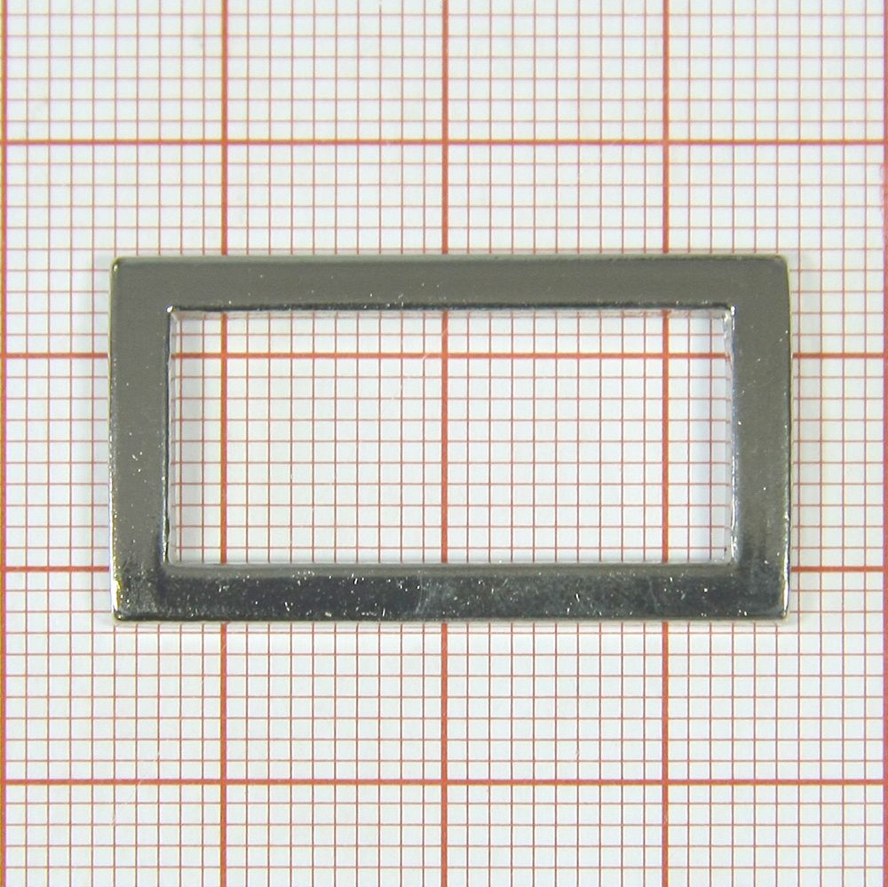 Рамка металлическая 1193 25*10мм NIKEL . Пряжка, перетяжка