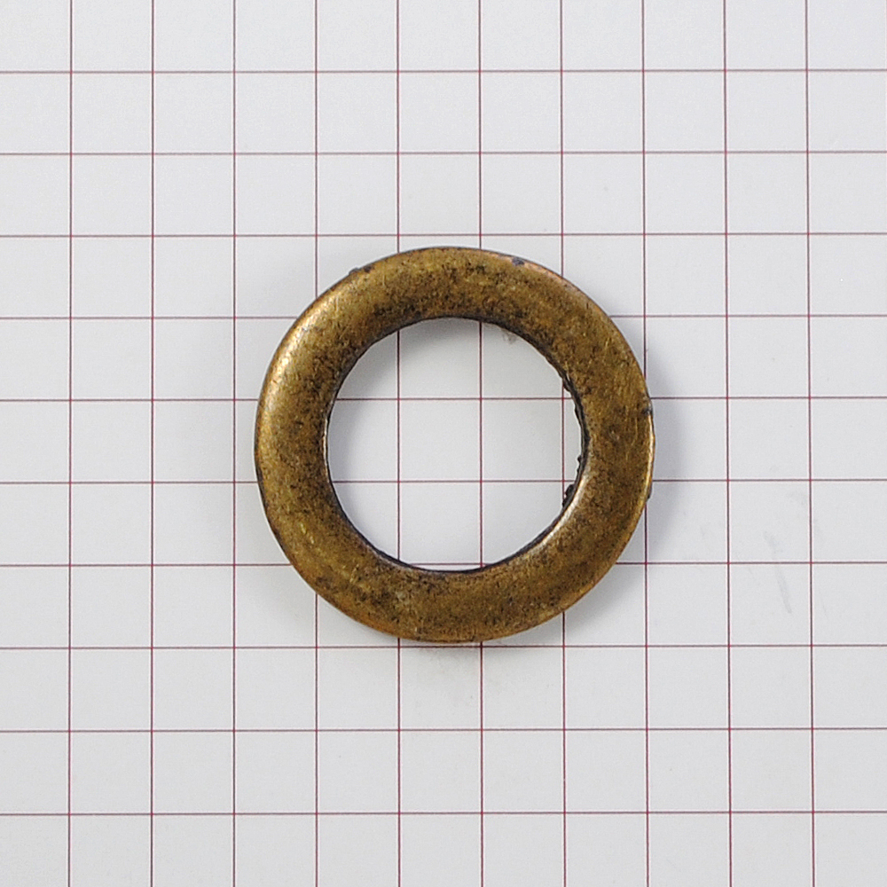 Кольцо металлическое 1,5см плоское ANT. Кольцо металлическое