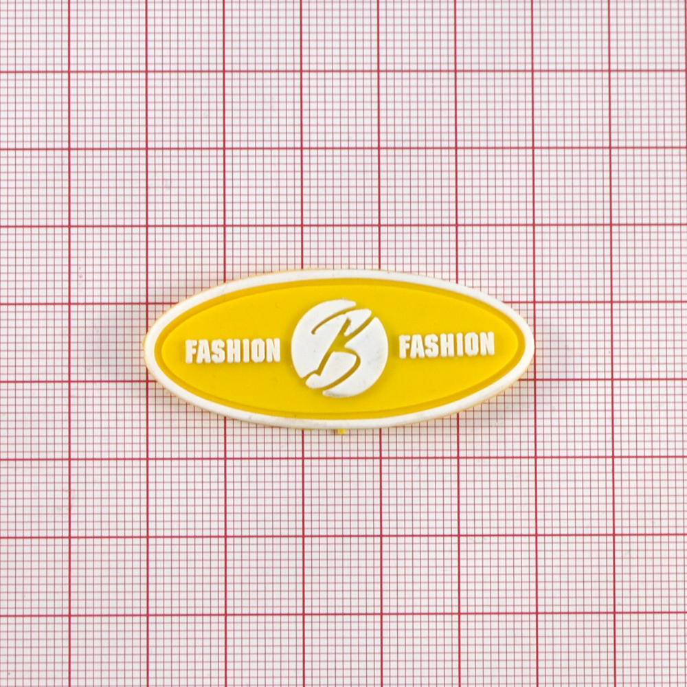 Лейба резиновая Fashioh B.2*5см желтый, белый шт. Лейба Резина