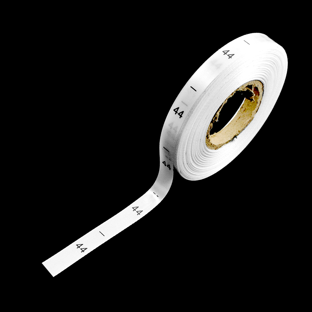 Размерник нейлон белый 44 /1250шт/, 50м. Размерник накатанный нейлон