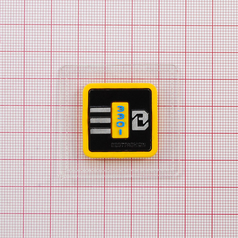 Лейба силикон A10496 43*43 3301 квадратная черная, желтая, серая. Лейба Силикон