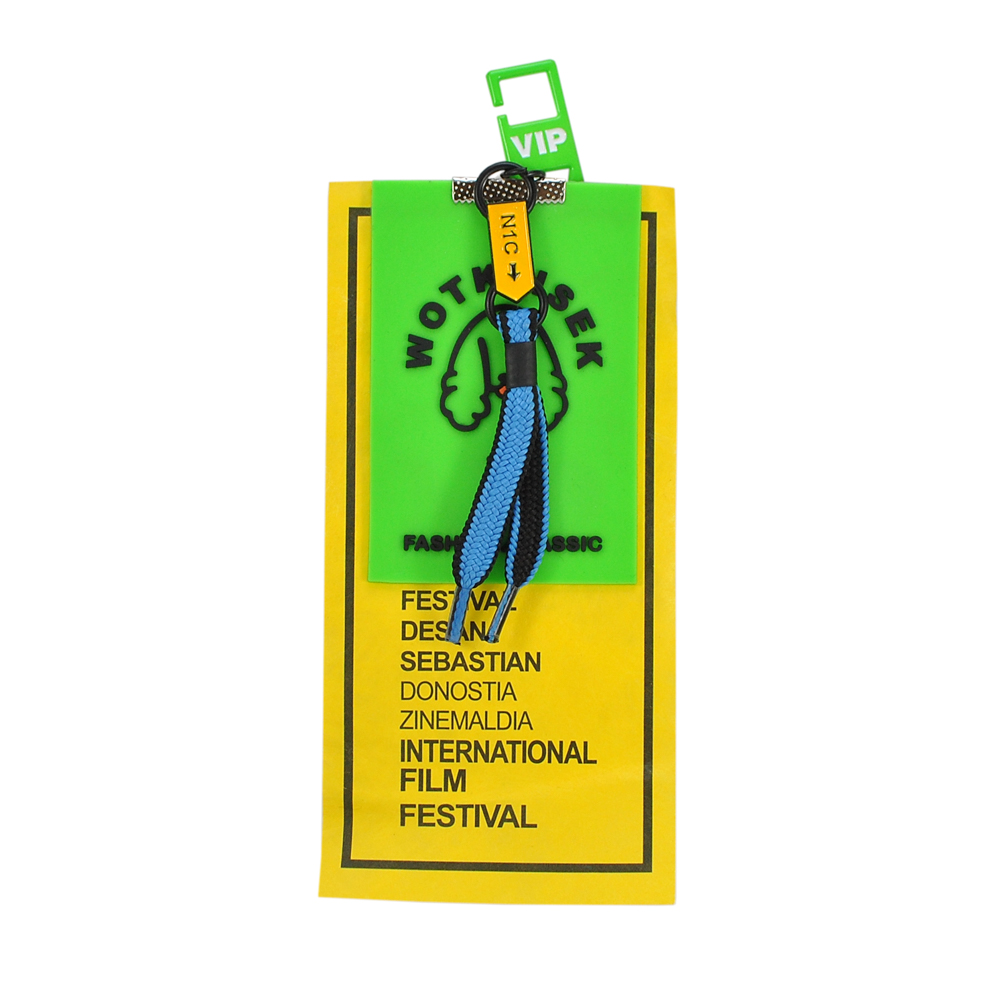 Подвеска резиновая  FESTIVAL, 16*8см, черный, желтый, зеленый, синий, шт. Подвески