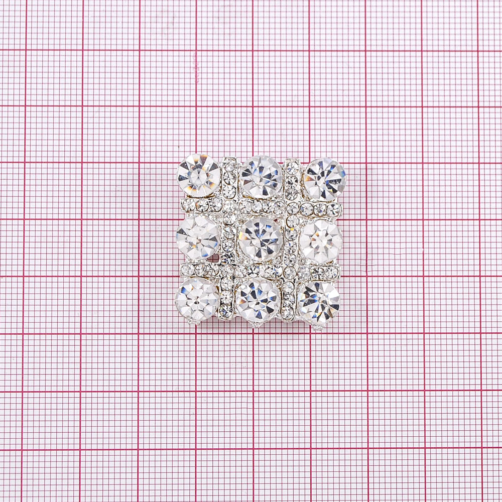 Краб металл8949 NIKEL. Крабы Металл Геометрия Декор