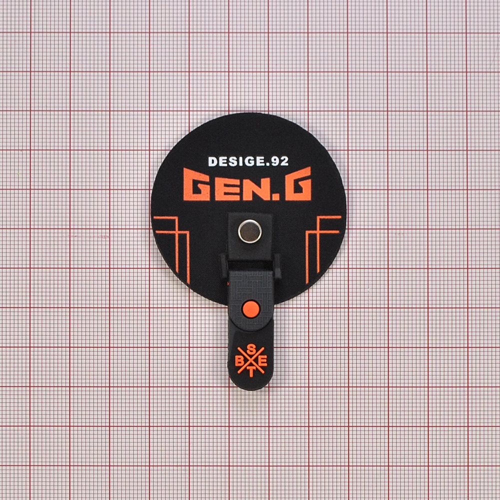 Лейба резиновая с подвеской GEN.G, 5*7см, черный, белый, оранжевый, шт. Лейба Резина