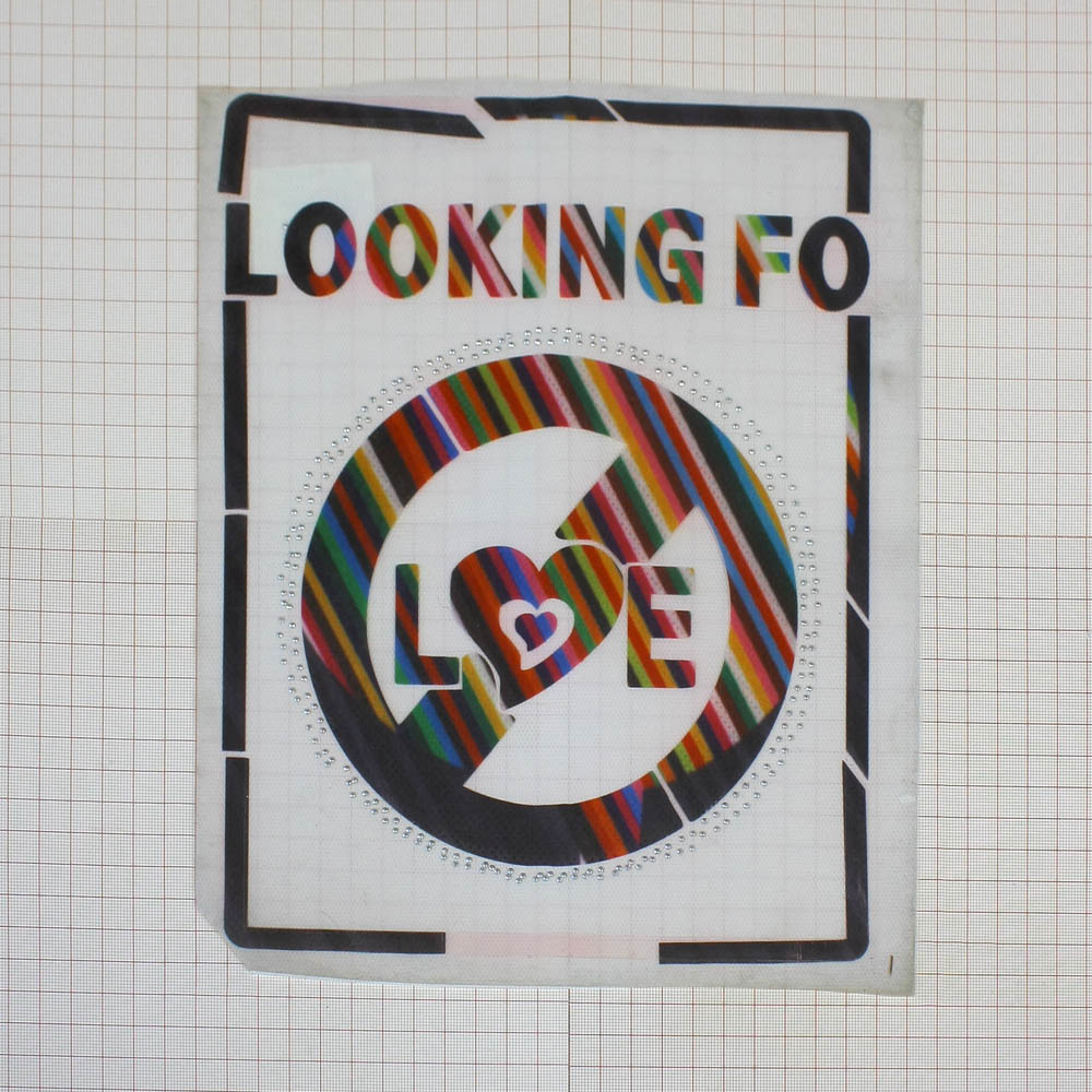 Термоаппликация Love, GR-7503, шт. Термопереводки Ассорти